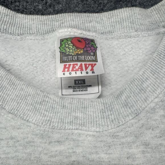 Vintage Y2K Carnegie Tech Sweater Collegiate Pullover Sweater Hanes Sz XXL - Picture 5 of 9